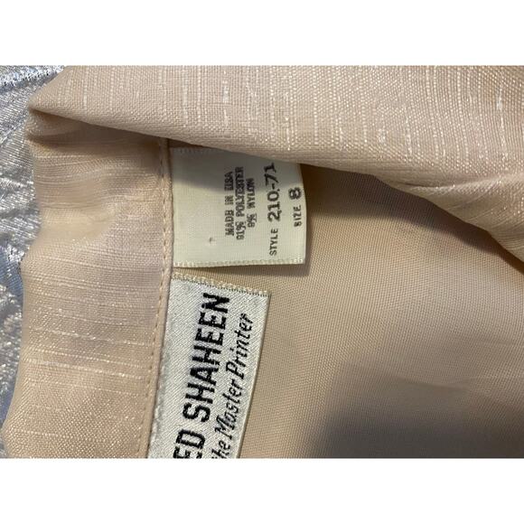 Vintage 1970s ALFRED SHAHEEN Floral‎ Screen-Printed Shift Dress zinnias - Picture 10 of 10